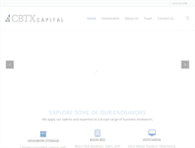 Tablet Screenshot of cbtxcapital.com